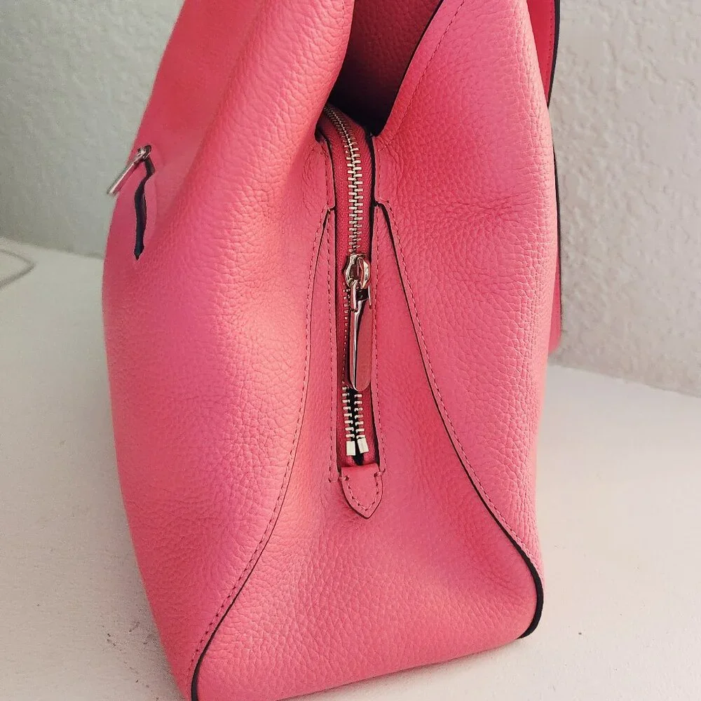 New Kate Spade NY Coral Leather Shoulder Bag Purse